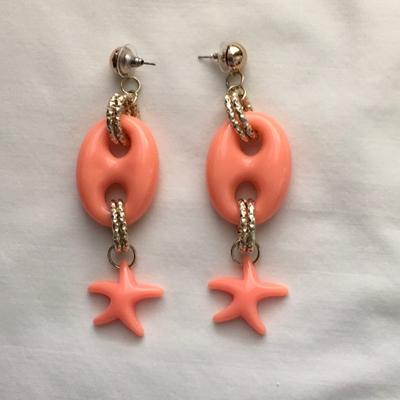 Jewelry - Coral color Stud Earrings